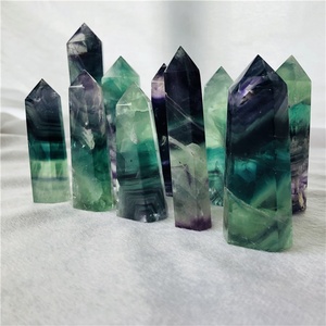 Bán Buôn Cầu Vồng Tự Nhiên Fluorite Tinh Thể Thạch Anh Điểm Obelisk Thạch Anh Chữa Bệnh Điểm Pha Lê - Product Image 4