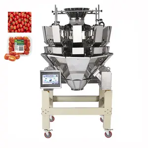 Nieuwe Volautomatische Multihead Weger Cherry Tomaat Verpakkingsmachine