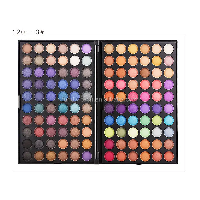 Chinese cosmetics 120 bright color eyeshadow, bronze hot sale eye shadow Quality Choice