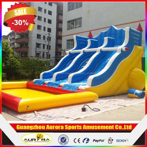 Divertido y seguridad <span class=keywords><strong>infantil</strong></span> comercial piscina con tobogán, niños piscina inflable con slide - Product Image 1