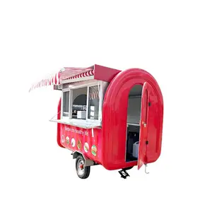 Kunden spezifische Verkaufs automaten Edelstahl Kiosk Stahl Small Food Truck für Eis verkauf