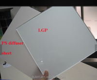 Panneau de guidage de lumière PMMA en acrylique, diffuseur PS + papier réfléchissant