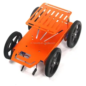 4wd aluminium mobiele robot auto educatieve robot platform chassis