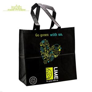 Op من الشركة المصنعة رخيصة قابلة لإعادة التدوير للتسوق قابلة للطي مخصصة غير قابلة لإعادة التدوير مع شعار الطباعة الحريرية - Product Image 5