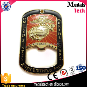 Brillant or métal personnalisé U. S. Armée chien <span class=keywords><strong>tag</strong></span> décapsuleur, bombes décapsuleur dog tags - Product Image 4