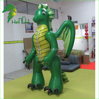 Costume gonflable de Dragon vert, personnages de dessins animés, personnalisé, avec Double coutures, 1 pièce, offre spéciale