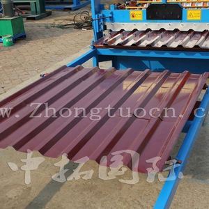 CE estándar de acero prepintado perfil laminador, zinc panel que hace <span class=keywords><strong>la</strong></span> máquina hoja de techo - Product Image 5