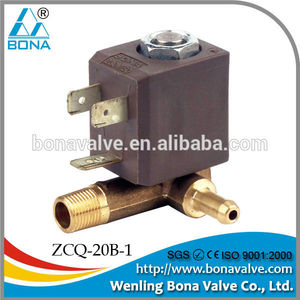 Fabricant de la chine bona laiton steam de valve solénoïde 1/8"*6.5mm zcq- 20b- 1) - Product Image 1