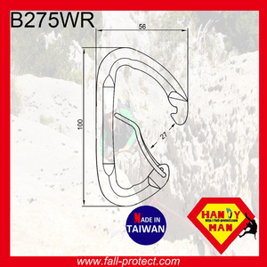 Mousqueton d'escalade pour hamac, en aluminium, pratique pour l'alpinisme, 11 pièces - Product Image 2