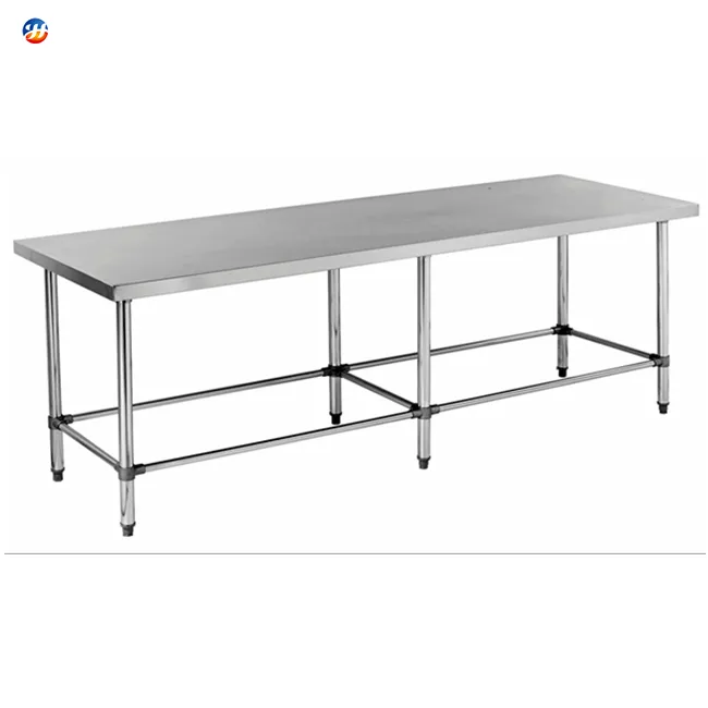 Knock-down Type Stainless Steel Work Table With Adjust Legs