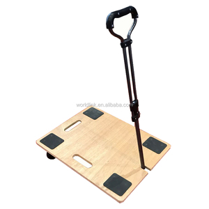 Carretilla de Madera de Cuatro Ruedas para Mover Muebles Pesados - Product Image 4