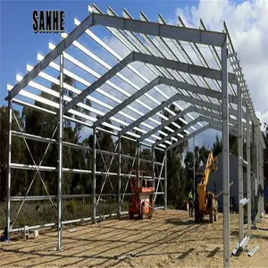 Pre engineered large sheds steel structure metal frame buildings for sale