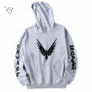 2018 de calidad superior para hombre personalizada sudaderas <span class=keywords><strong>Pullover</strong></span> Hoodie con Eco-friendly impreso - Product Image 3