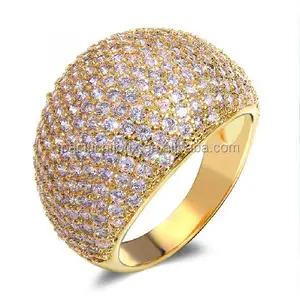 Căng Thẳng Thiết Lập Nhẫn Vô Hình Thiết Lập Đồ Trang Sức 9 Carat 9K Vàng Đá Quý Ban Nhạc Nhẫn Trang Sức