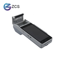 Machine de billetterie électronique automatique Z90 basée sur GPRS, terminal de point de vente Android avec base de charge