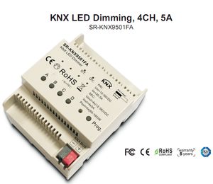 Bộ Điều Chỉnh Độ Sáng LED KNX/EIB, 4CH.5A/CH,SR-KNX9502FA - Product Image 3