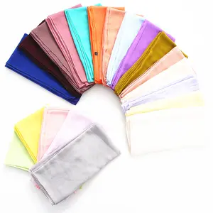 shawl voile 100% polyester fabric for hijab muslim head cover scarf