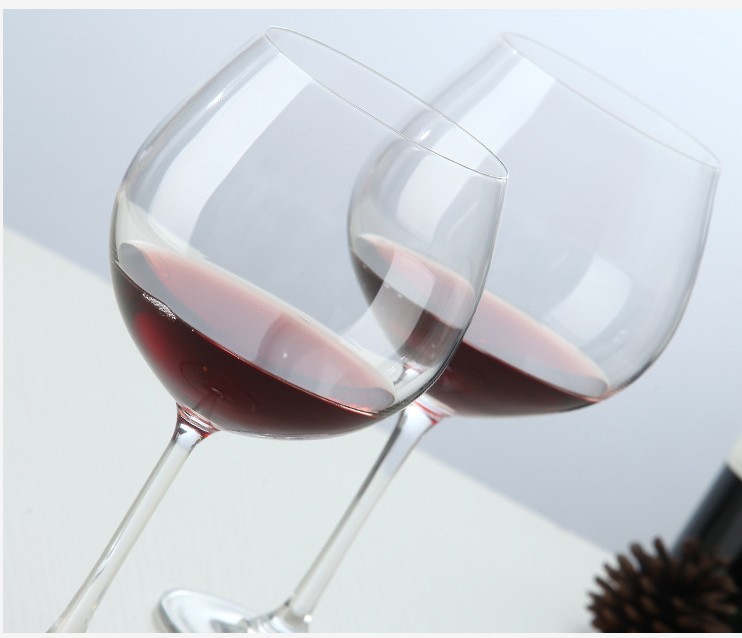 Customized Logo 23oz  Elegant Clear Gin Balloon Glass Crystal Red wine glass for wedding party