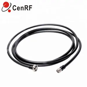 RF 1/2 "Kabel Jumper Sangat Fleksibel, dengan Konektor Male Ke N Male 7/16 DIN