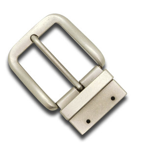 40 mét Matt Nickel đánh bóng vít cố định xoay vành đai S người đàn ông biểu tượng tùy chỉnh phong cách phương Tây thời trang hợp kim kẽm Pin - Product Image 5