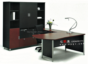 Moderno Mobiliario <span class=keywords><strong>de</strong></span> Oficina Escritorio <span class=keywords><strong>de</strong></span> Oficina para <span class=keywords><strong>el</strong></span> <span class=keywords><strong>Director</strong></span> con Archivador - Product Image 1