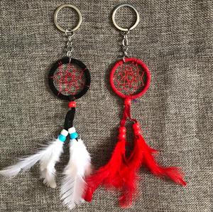 Khuyến Mại Craft Feather Dream Catcher Keyring, Giấc Mơ Đơn Giản Keychain - Product Image 3