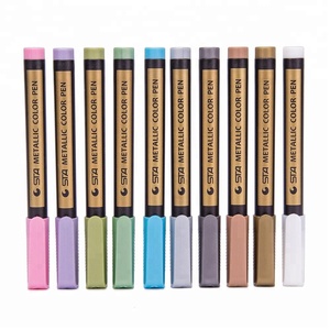 Bview Art Meilleures ventes 10 couleurs Stylos marqueurs métalliques STA pour le bricolage - Product Image 5
