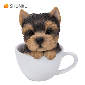 Adorable Teacup Pet Pals, figurita <span class=keywords><strong>de</strong></span> decoración <span class=keywords><strong>de</strong></span> escritorio coleccionable <span class=keywords><strong>de</strong></span> 5,75 pulgadas, regalo <span class=keywords><strong>de</strong></span> perro <span class=keywords><strong>Pug</strong></span> para amante <span class=keywords><strong>de</strong></span> los <span class=keywords><strong>perros</strong></span> - Product Image 5