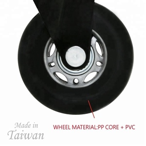 CCE Caster Black 2.5 Castor Wheels Casters for Office <b>Furniture</b> Chairs - Product Image 5