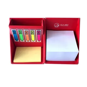 Boîte à cubes en papier écologique, 10 pièces, feuillet autocollant pour Notes promotionnels, boîte amovible, tampons mmo