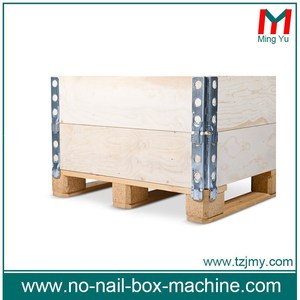 collapsible wood crate pallet hinge pallet collar box