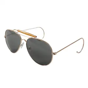 Gafas de Sol de Piloto Estilo Militar, Lentes de Aviación Metálicas para Hombre y Mujer, <span class=keywords><strong>2023</strong></span> - Product Image 1