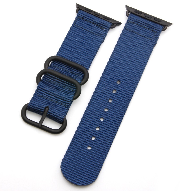 Boucle noire bleu royal