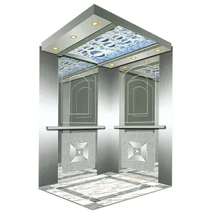 Cabin Elevator China Factory Price 630kg~1600kg Painted Material Elevator Cabin For Hotel Lift