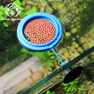 Anillo Flotante Cuadrado Azul para Alimentar Peces - Comedero Duradero con Ventosa para Acuarios, Ideal para Peces Pequeños, <span class=keywords><strong>Guppys</strong></span> y Bettas - Product Image 3