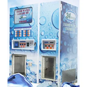 Vending Machines Manufacturers Self-service Ice Vending Machine For Bagging And Sealing Ice Cube