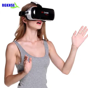 2018 rgknse vr óculos caso 6th Inteligente mini 3.0 3D Realidade Virtual de fone de ouvido com gamepad