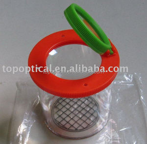 3x Speelgoed Bug Viewer Educatief Kinderen Plastic <span class=keywords><strong>Insect</strong></span> Doos Vergrootglas Vergrootglas Jar Loepen - Product Image 3