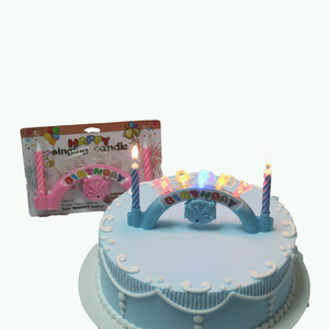 Ingrosso fatto a mano eco-friendly Art colorato musicale paraffina in cera arcobaleno arco ponte a forma di pasqua decorazione per la casa - Product Image 4