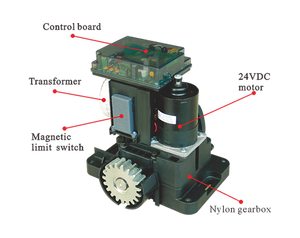 Dc tự động <span class=keywords><strong>panel</strong></span> năng lượng mặt trời làm việc có sẵn 24VDC động cơ với được xây dựng trong bảng điều khiển 400kgs trượt cổng điều hành - Product Image 2