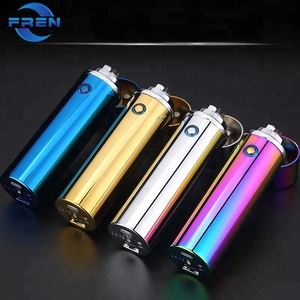 금속 전기 크리 에이 티브 라이터 파이프 시가 성격 USB 3 아크 충전식 담배 흡연 화재 라이터 큰 배터리 550mAh - Product Image 6