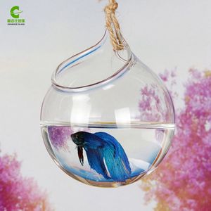 En gros Soufflé À la main En Forme De Larme Terrarium En Verre Suspendu - Product Image 5