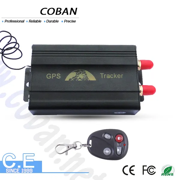 Android & Ios App Tracking Coban Tk 103b Auto Gps Tracker Ondersteuning Real Time Brandstof Monitor & Motor Stop