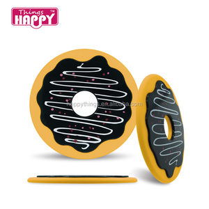 Prezzo di fabbrica Divertente Colorato Da Tavola Ciambella <span class=keywords><strong>Sottobicchieri</strong></span> di <span class=keywords><strong>Plastica</strong></span> - Product Image 3