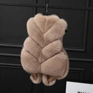 Natural <span class=keywords><strong>de</strong></span> <span class=keywords><strong>piel</strong></span> <span class=keywords><strong>de</strong></span> zorro chaleco largo Gilet moda <span class=keywords><strong>de</strong></span> <span class=keywords><strong>piel</strong></span> Real - Product Image 2