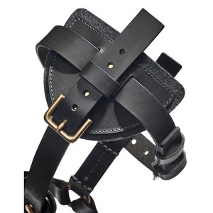 Wholesale OEM Manufacture Vegan <strong>Leather</strong> <strong>Dog</strong> Training Vest <strong>Dog</strong> Backpack <strong>Harness</strong> - Product Image 3