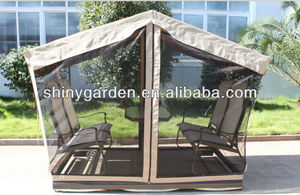 jardín al aire libre en <span class=keywords><strong>el</strong></span> interior <span class=keywords><strong>mirador</strong></span> mecedora silla y mesa - Product Image 1