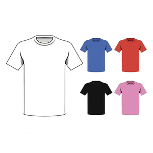 Maglietta da <span class=keywords><strong>uomo</strong></span> di base in bianco di colore Spandex/cotone - Product Image 2