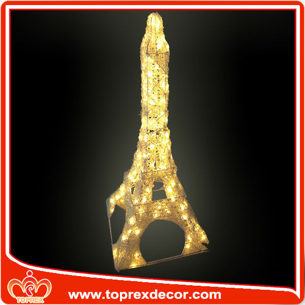 Урожай 120см металла Эйфелева башня украшения