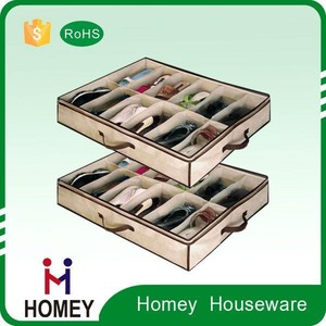 2015 plegadora caliente bajo precio buena calidad ecológica no tejido organizador <span class=keywords><strong>de</strong></span> zapatos debajo <span class=keywords><strong>de</strong></span> la cama - Product Image 2